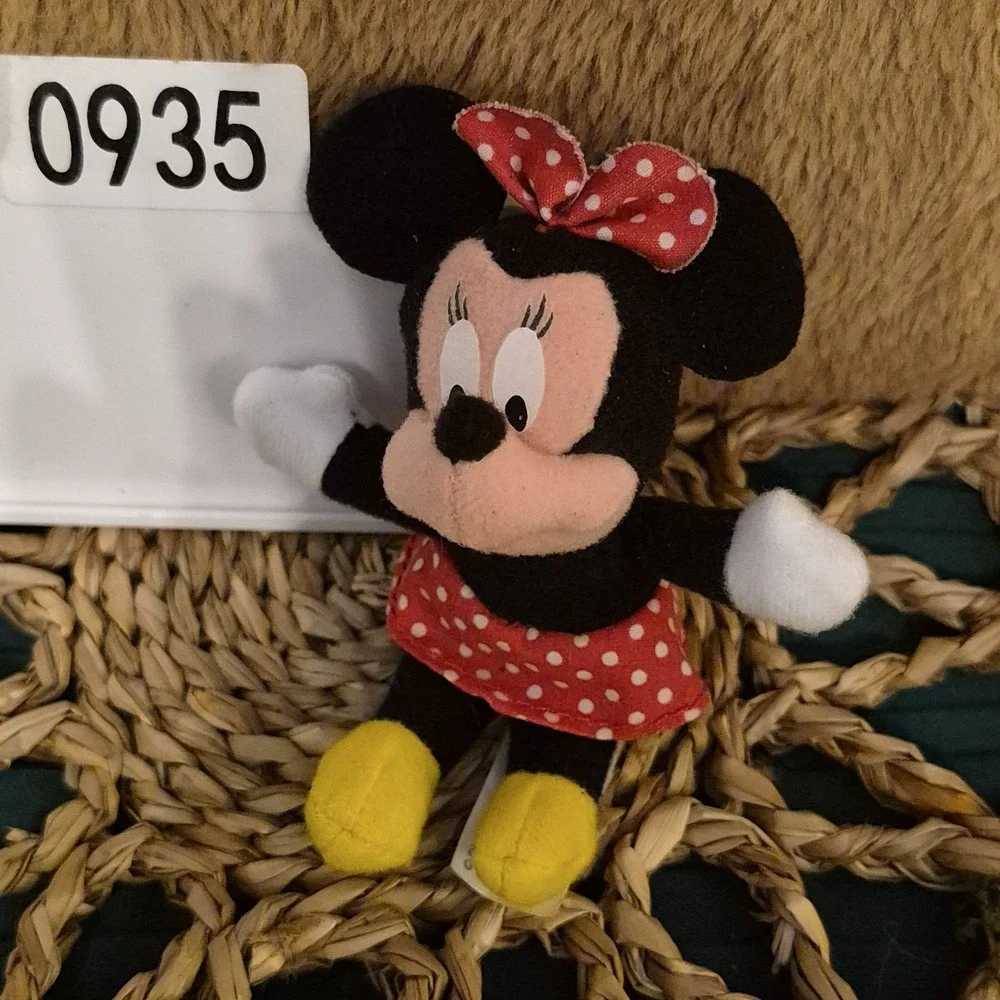 ✅Disney Store Minnie Mouse Plush Toy Bean Bag  Doll#️⃣0935